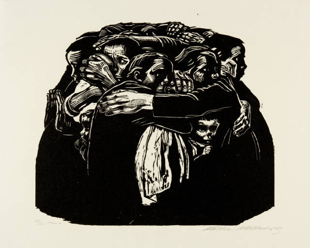 Käthe Kollwitz  : Die Mütter , 1921/1922