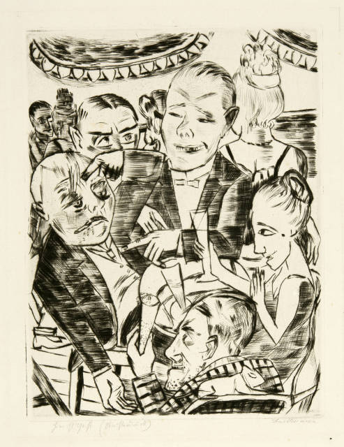 Max Beckmann : Hier ist Geist, 1921