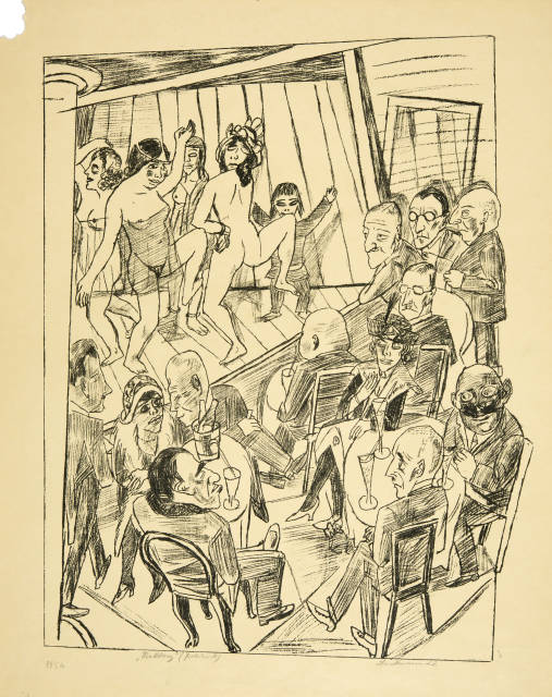 Max Beckmann  : Nackttanz , 1922 