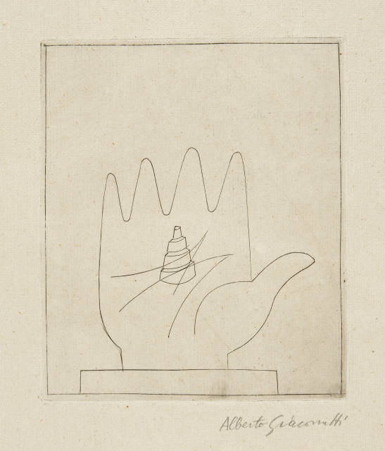 Alberto Giacometti : La main, 1934