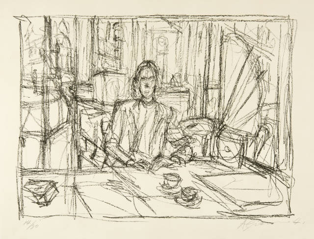 Alberto Giacometti : Au café, 1951