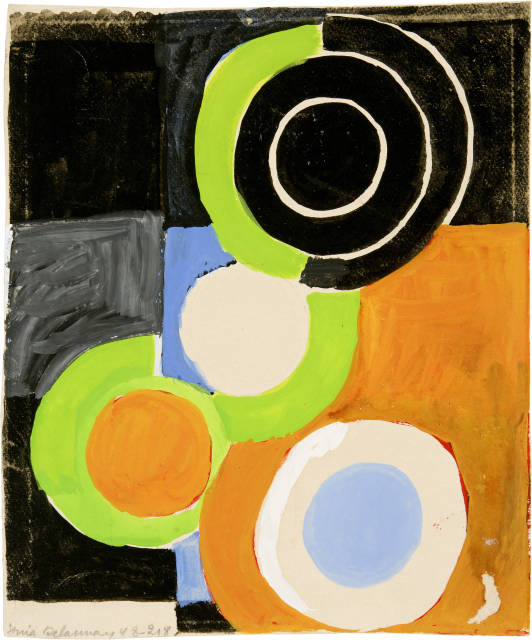 Sonia Delaunay-Terk  : Composition , 1948 