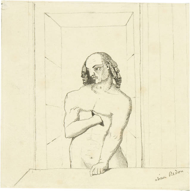 Odilon Redon : Le coeur a ses raisons, Probably circa 1876