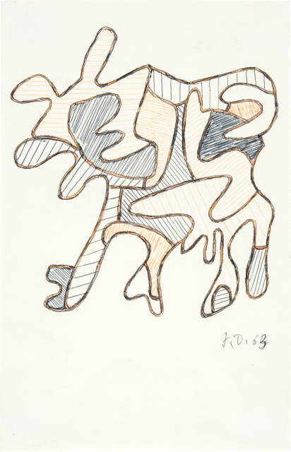 Jean Dubuffet  : Vache , 10 December 1963