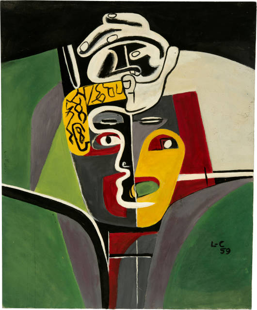 Le Corbusier : Mains croisées sur la tête, 1959