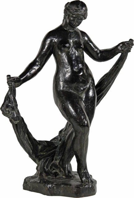 Pierre-Auguste Renoir und Richard Guino  : Danseuse au voile , Um 1913, Guss von 1964 