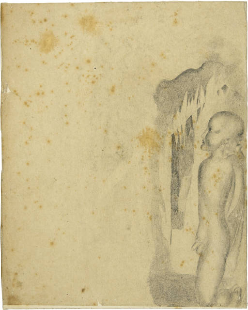 Otto Meyer-Amden : Nackter Märtyrer-Knabe, nach links, im ..., 1913-1917