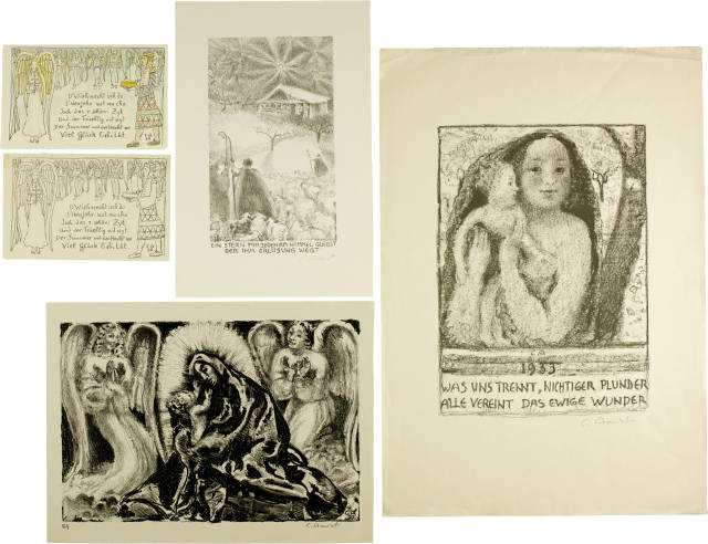 Cuno Amiet : Sammelnummer zum Thema Weihnacht, 1927, 1933, 1937, 1948
