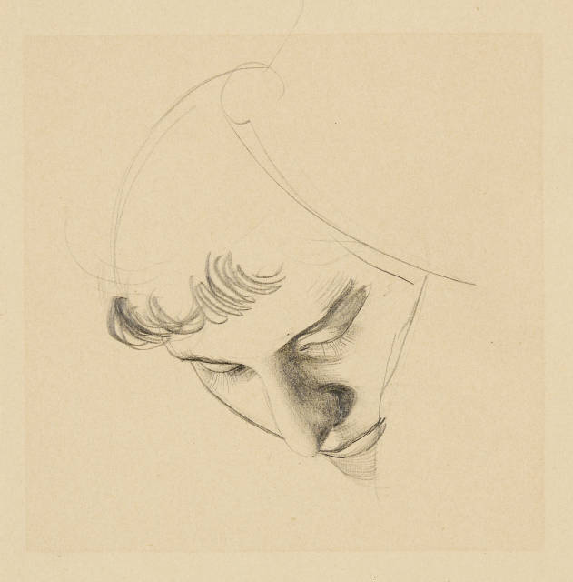 Karl Stauffer-Bern : Sammelnummer von 2 Zeichnungen und 10 ..., 1885-1887