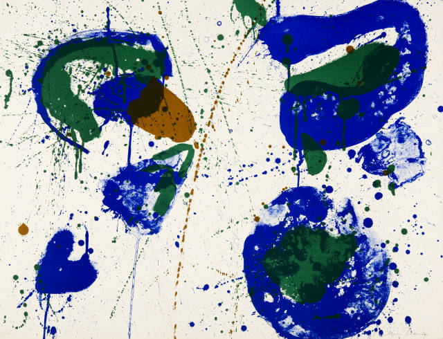 Sam Francis : Hurrah for the Red, White and Blue. Variant ..., 1961