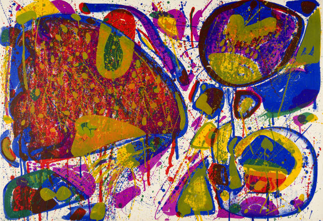 Sam Francis : Bright Jade Ghost, 1963