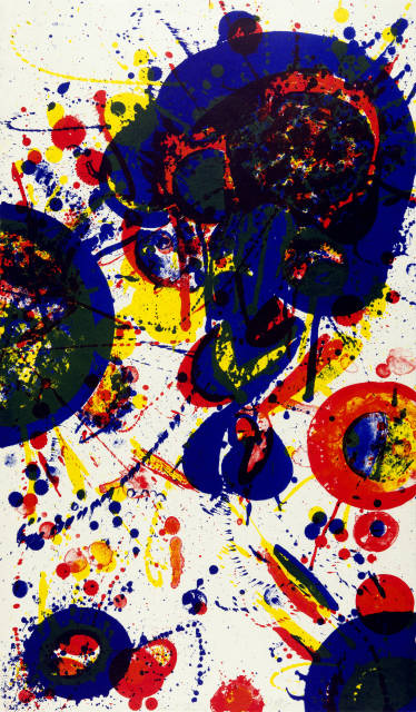 Sam Francis  : Tokyo Mon Amour , 1963