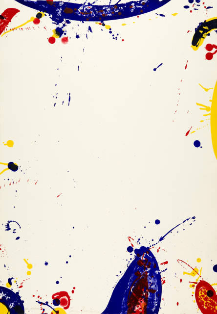 Sam Francis : Surrounded White, 1964