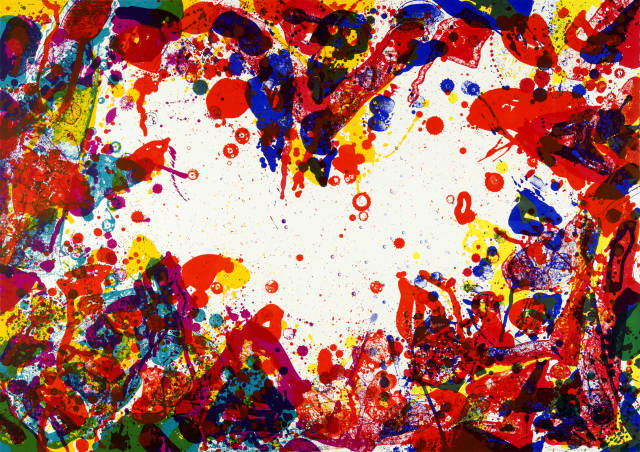 Sam Francis  : The East is Red , 1970 