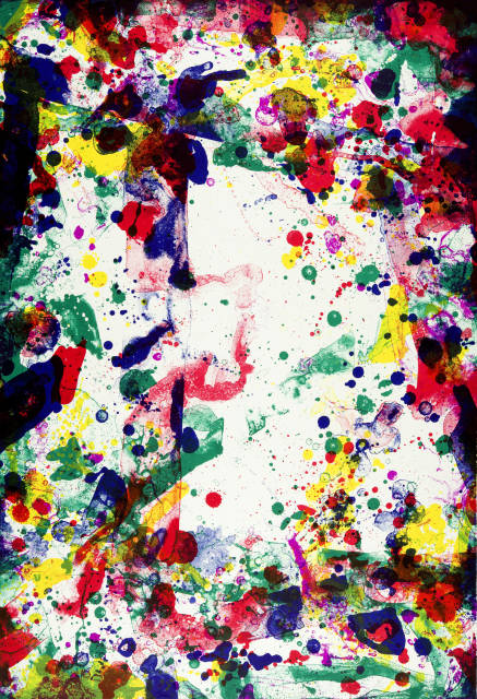 Sam Francis  : Vegetable I , 1971