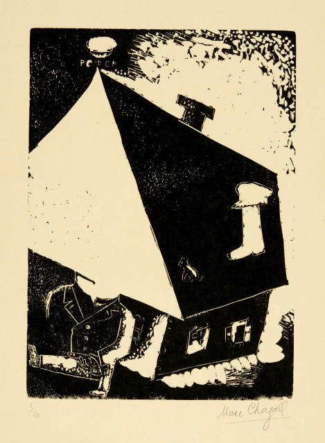 Marc Chagall : La maison - Das Haus, 1922/1923