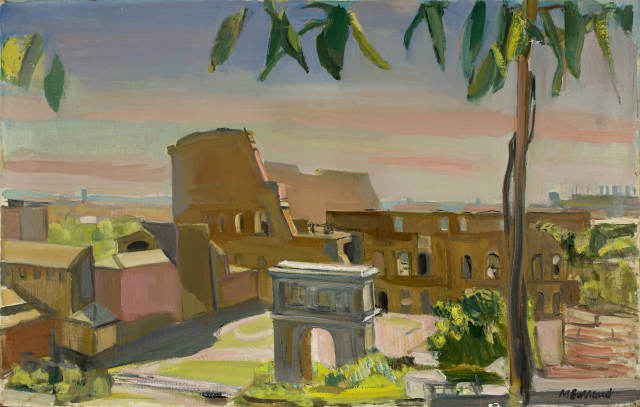 Maurice Barraud  : Le Colosée et l'Arc de Titus, Rome , Around 1930