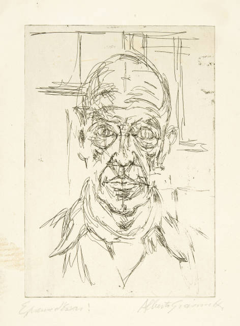 Alberto Giacometti : Michel Leiris II, 1957-1958