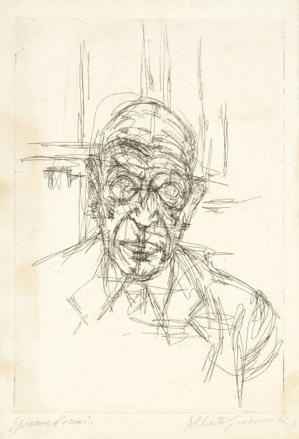 Alberto Giacometti : Michel Leiris VI, 1957-1958