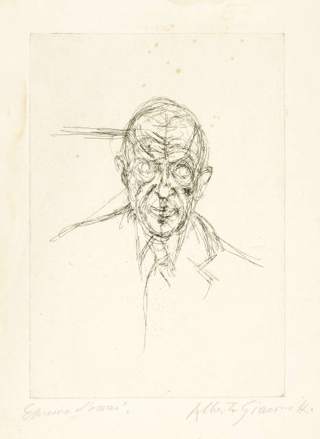 Alberto Giacometti : Michel Leiris IX, 1957-1958