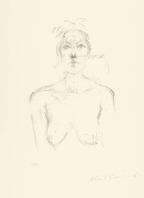 Alberto Giacometti  : Buste II , 1960