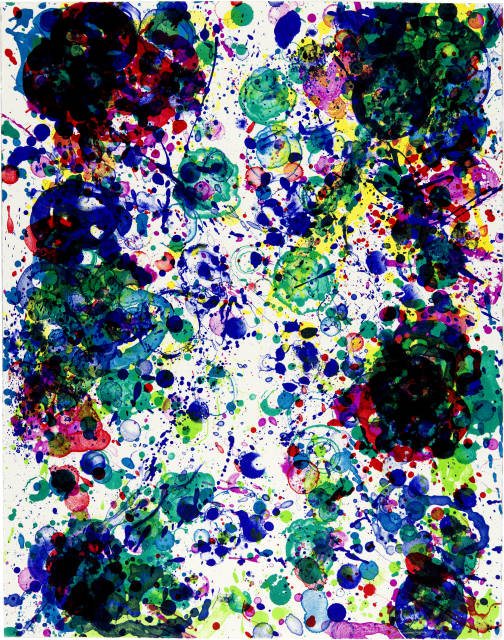 Sam Francis  : Spring Solution , 1972