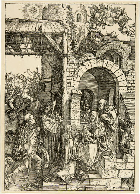 Albrecht Dürer  : Die Anbetung der Könige - The Adoration of  ..., Circa 1503