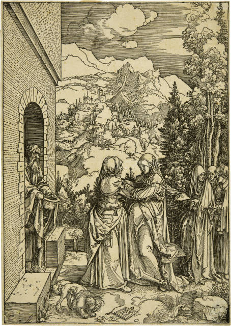 Albrecht Dürer  : Die Heimsuchung - The Visitation , 1503/1504