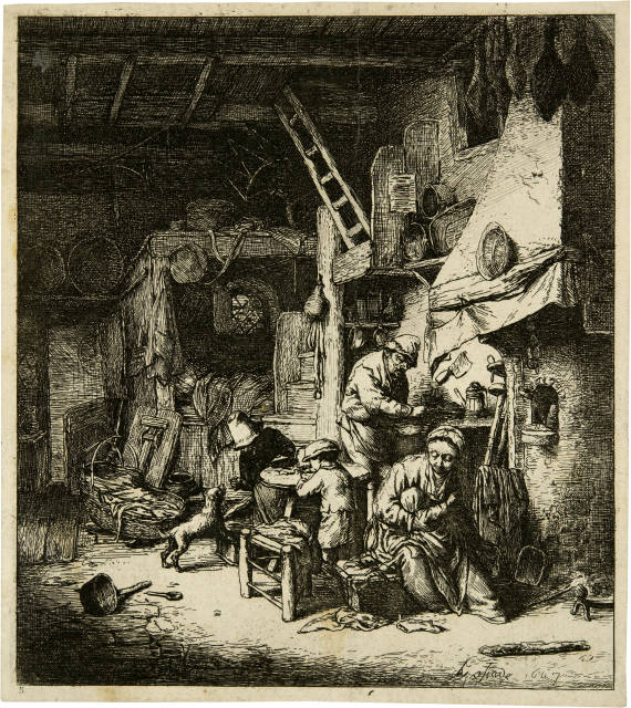 Adriaen van Ostade  : Die Familie , 1647