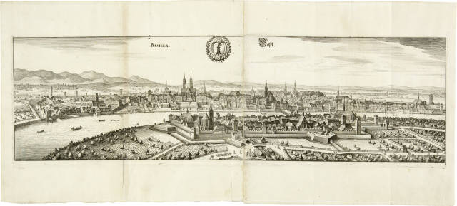 Matthäus Merian d.Ä.  : Basilea , 1642 
