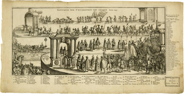 Holland, 16. Jahrhundert  : Einweihung der Universität Leiden 1575 ,  