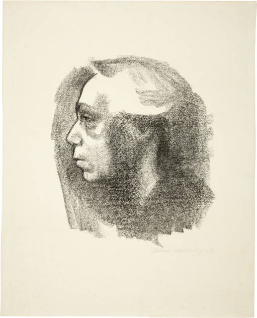 Käthe Kollwitz : Selbstbildnis, 1919