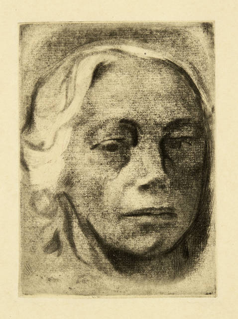 Käthe Kollwitz : Selbstbildnis, 1912, edition from 1931