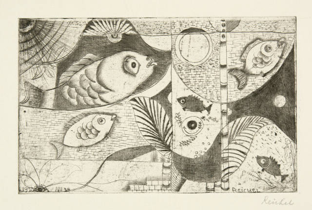 Hans Reichel  : 5 Radierungen , 1922