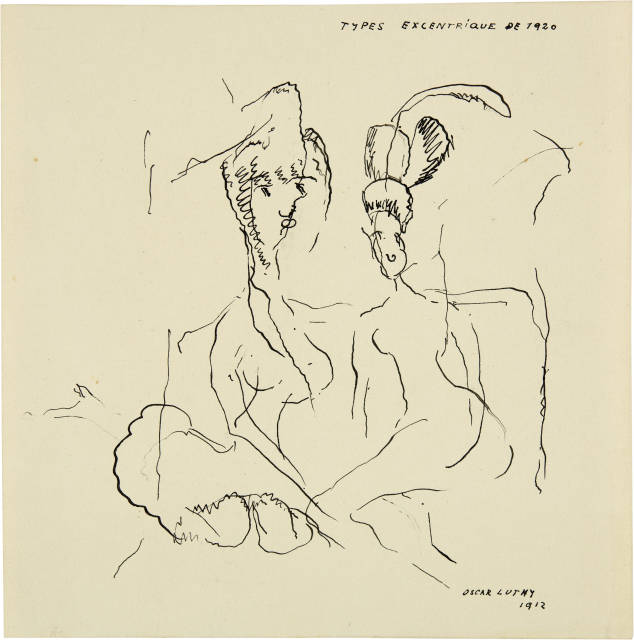 Oscar Lüthy : Types Excentrique de 1920, 1912