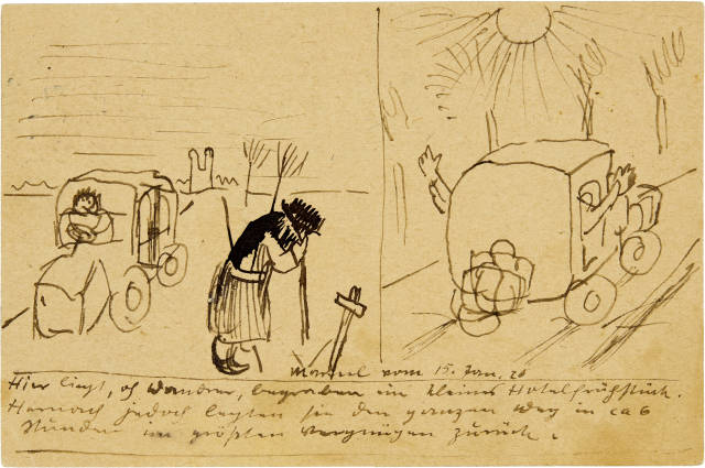 Albert Welti : 2 Postkarten, 1920