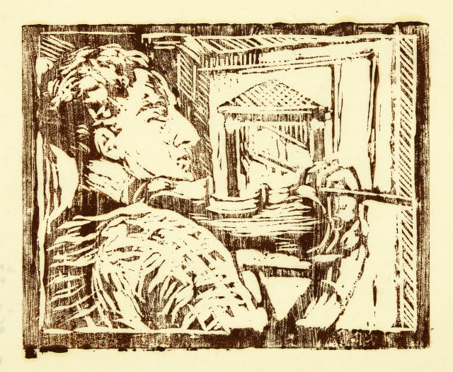 Giovanni Giacometti : Der Violinspieler – Bruno, 1927