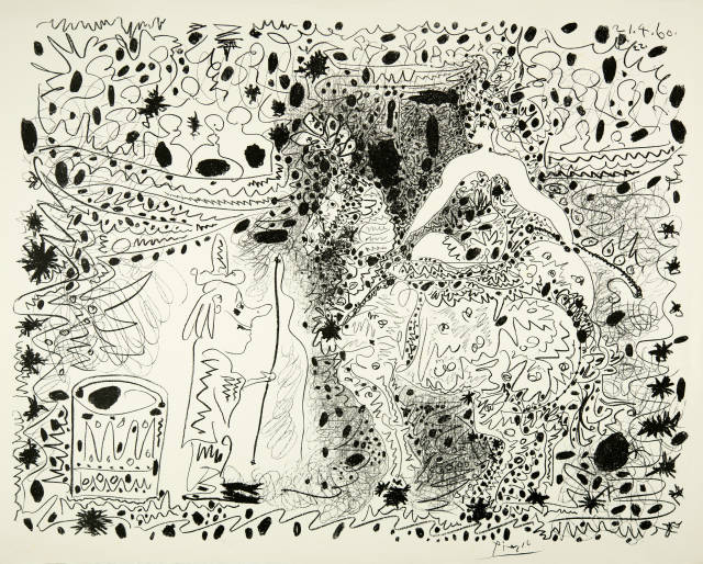 Pablo Picasso  : L'écuyère , 1960