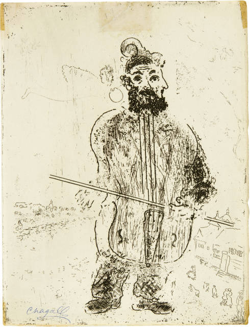 Marc Chagall  : Le violoniste , 1930/1931