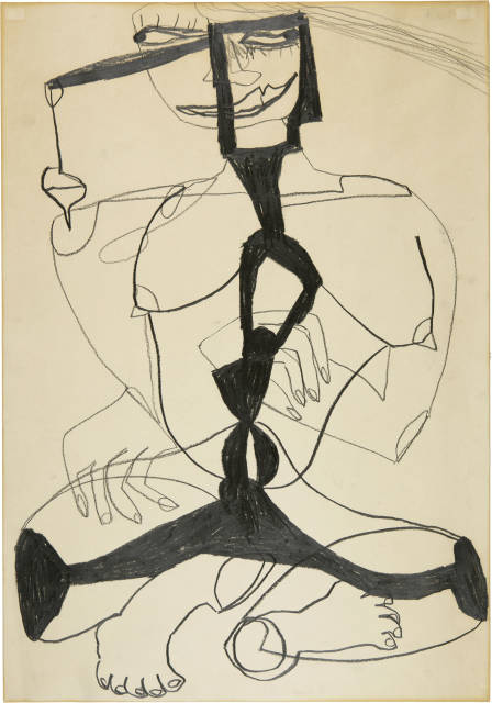 Klaudia Schifferle  : Ohne Titel (Frauenakt) , 1984 