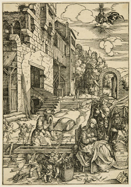Albrecht Dürer  : Der Aufenthalt in Ägypten - The Sojourn of  ..., Circa 1502