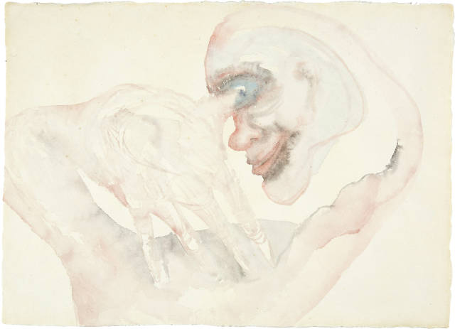 Klaudia Schifferle  : Ohne Titel (Gesicht/Figur) , 1996  
