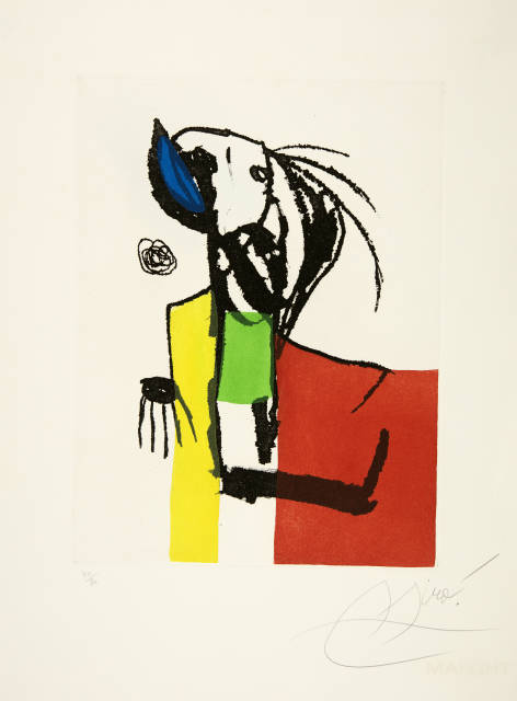 Joan Miró : Chanteur des Rues IV, 1981