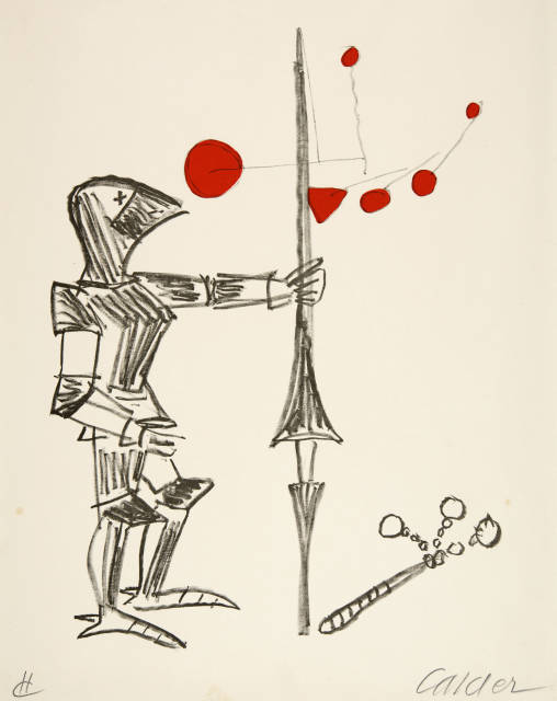 Alexander Calder : Noble chevalier, 1960