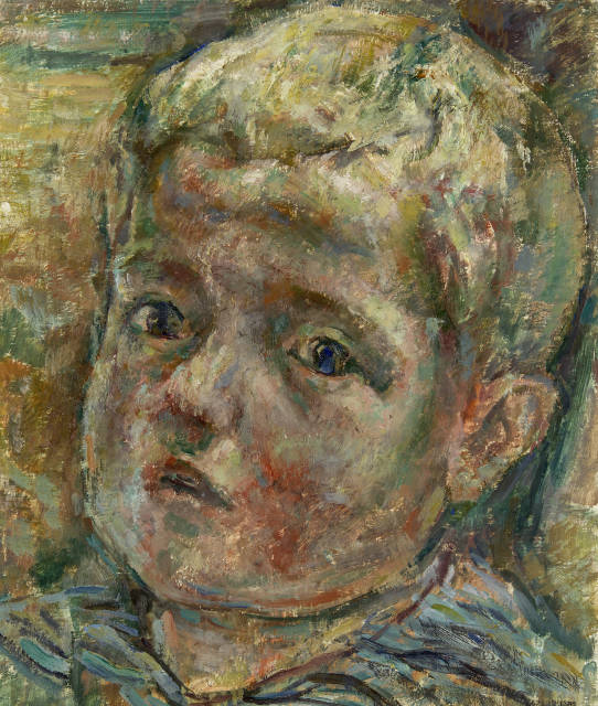 Alfred Marxer : Bildnis Peter (Sohn des Künstlers), Around 1940
