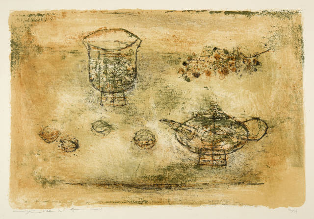 Zao Wou-Ki  : La théière , 1952 