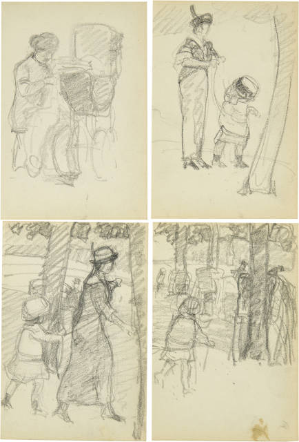 Alfred Marxer : Sammelnummer von 8 Sonntagnachmittags-..., 1914