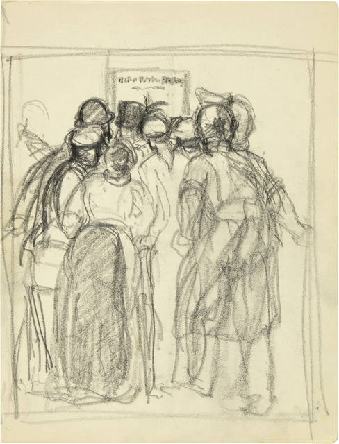 Alfred Marxer : Die Ankündigung, Around 1910