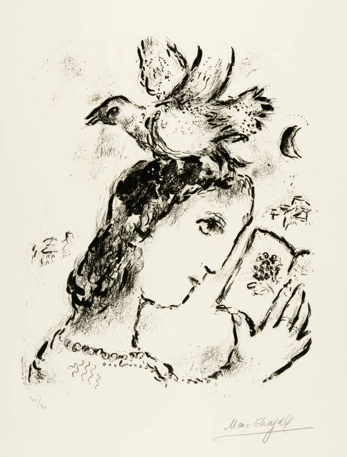 Marc Chagall  : Hommage à Elsa Triolet , 1972