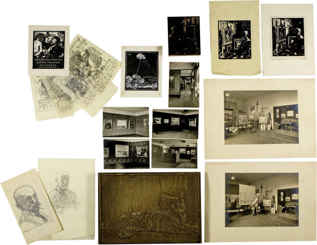 Alfred Marxer : Sammelnummer von Fotografien, Entwürfen, ..., Around 1915; around 1920; 1931-1940